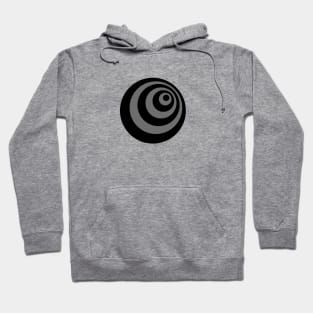 Concentric circles optical illusion of a tunnel Hoodie